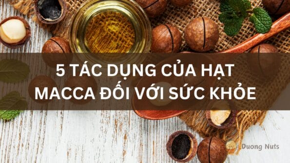 5 tác dụng của hạt macca đối với sức khỏe