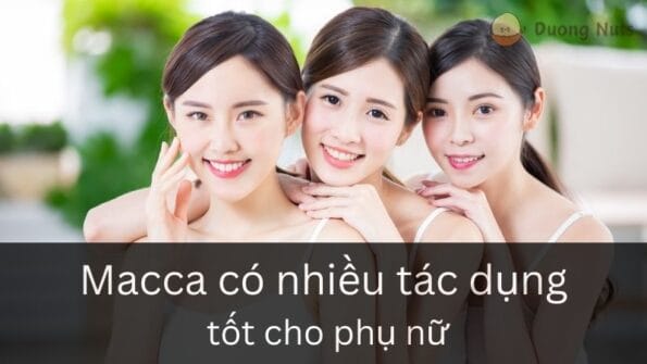 Macca có nhiều dưỡng chất tốt cho phụ nữ