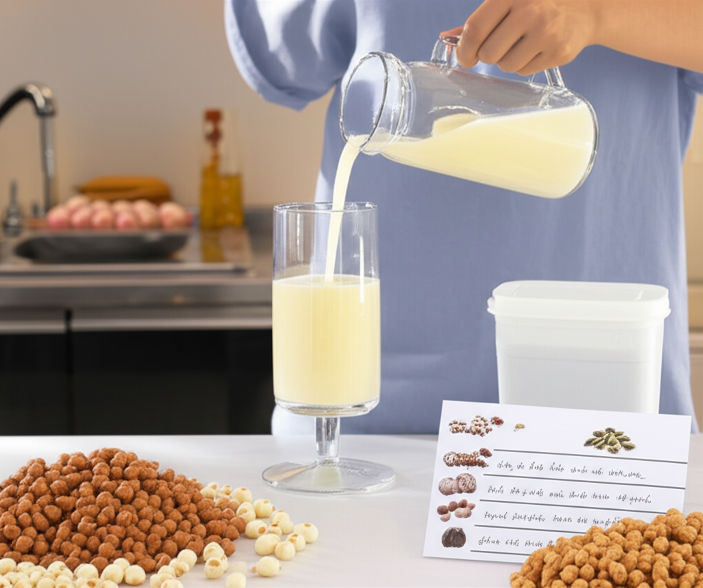 Cách bảo quản sữa hạt sen mix