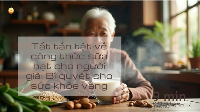 Bí Quyết Bảo Quản Sữa Hạt Tự Nấu An Toàn Cho Gia Đình Việt