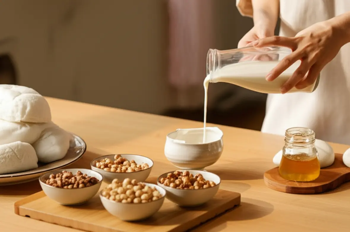 Ứng dụng sữa hạt trong thực đơn hàng ngày